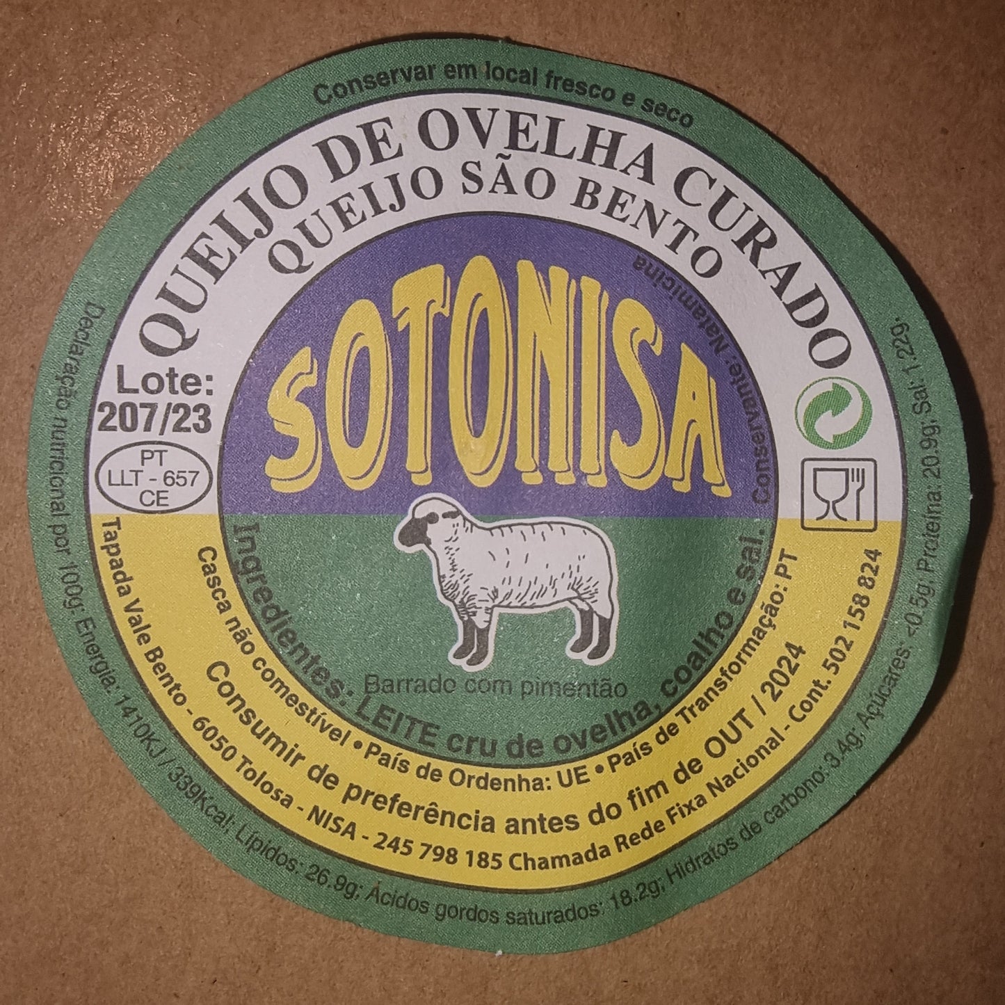 Queijo de Ovelha Sotonisa